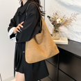 thumbnail image 4 of Slouchy Purse Tote HOMBLE HOMBO MUJER Mujeres Gamuza Color Sólido, 4 of 8