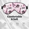thumbnail image 3 of Fuzoiu Eiffel Tower and Butterflies Print Sleep Masks,Eye Masks with Adjustable Strap for Sleeping,Night Eye Shade for Women Men,Eye Cover for Full Night's Sleep, Travel and Nap, 3 of 7