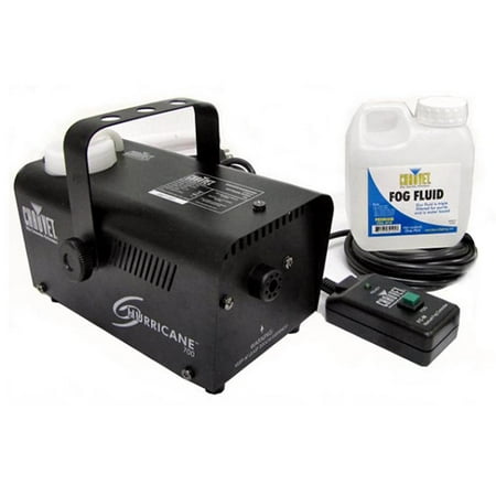 Chauvet Halloween Pro DJ Fog Smoke Machine w/ Fog Fluid & Wired Remote | H-700