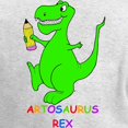thumbnail image 3 of CafePress - Artosaurus Rex Women's Long Sleeve T Shirt - Women's Long Sleeve Graphic Casual T-Shirt, 3 of 4