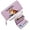Purple, variant on Zipper Lady Credit Card Case Wallet Wallet with Large Capacity Zip for Women Orange Tabby Cat Empty Food Bowl Grumpy Expression Travel Accessory Valentine's Day, Mother's Day, Birthday Gifts
