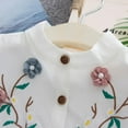 thumbnail image 3 of Xinhuaya Baby Kids Girls Embroidery Floral Dress Toddler Baby Summer Sleeveless Ruffle Dress, 3 of 7