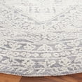 thumbnail image 3 of SAFAVIEH Metro Mckenzie Medallion Area Rug, Grey/Ivory, 6' x 6' Round, 3 of 8