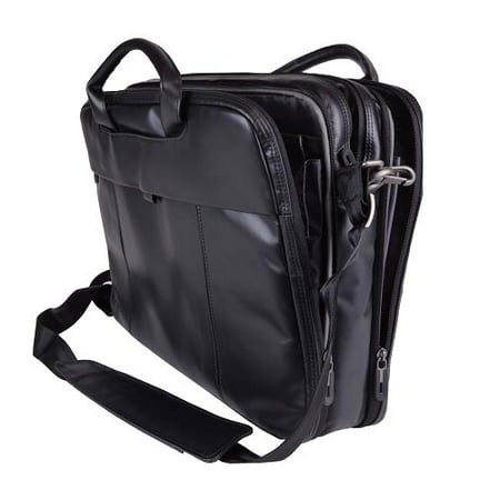 Dell ONT355US 15.6" Leather Laptop Case Bag with Adjustable Shoulder Strap