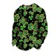 thumbnail image 5 of Ceisia Men's Loose Fit Waffle Knit Sweatshirt - St. Patrick's Day Glitter Gold Festive Print Green XL Gifts, 5 of 5