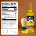 thumbnail image 3 of Syruvia Banana Syrup Pure Cane Coffee Flavoring Syrup, 25.4 fl Oz, 3 of 6