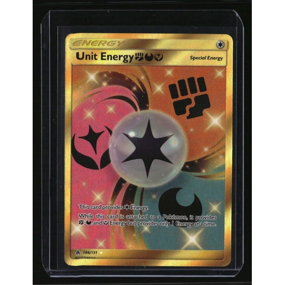 Lightly Played Excellent SM Forbidden Light Unit Energy FDY Secret #146/131 Pokemon Card