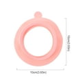 thumbnail image 2 of OULII 1Pcs Bowl Fixing Mat Baby Eating Table Mat with Eco-friendly Silicone Pink, 2 of 8