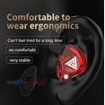 thumbnail image 5 of Audífonos In-ear Qkz Ak6 Pro Auricular Gamer Alambre 40 Khz Rojo, 5 of 5
