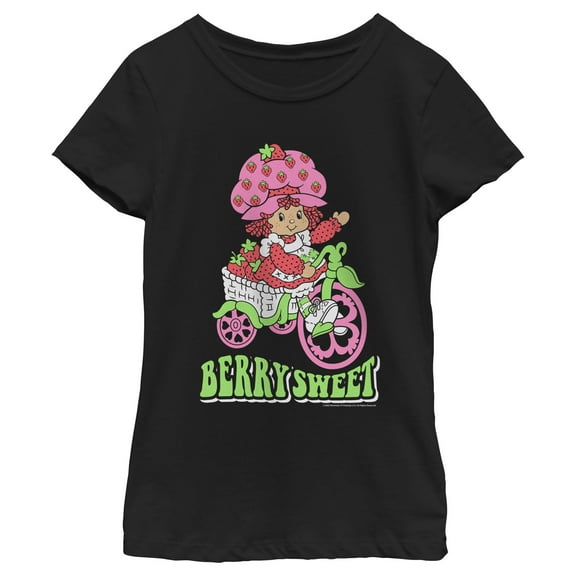 Girl's Strawberry Shortcake Berry on a Cart Graphic T-Shirt