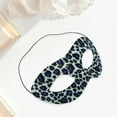 thumbnail image 4 of Unique Bargains 1 Pc Leopard Party Mask Blue Black Fabric EVA, 4 of 5