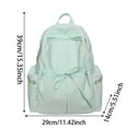 thumbnail image 2 of GPOECD Embroidered Backpack for School Girls Lightweight Summer Bookbag Stylish College Rucksack for Teens School Backpack Blue,One Size, 2 of 4