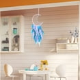 thumbnail image 3 of Vikakiooze Dream Catchers, Moon Creative Catcher Wind Chime Ornaments Cute Ornaments Birthday Gifts Wedding Decoration Dreamcatcher Net Hanging Home Room Car Decoration Craft Gift, 3 of 3