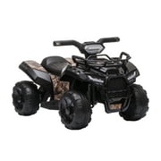 Aosom Kids Ride-on Four Wheeler ATV Car with Real Working Headlights, 6V Battery Powered Motorcycle for 18-36 Months, Pink
