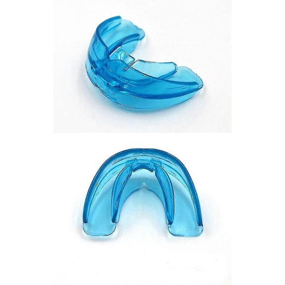 Double brace mouthguard. Protects both upper and lower teeth. Mouthguard requires no boiling/instant fit. Suitable for teens, kids and adults
