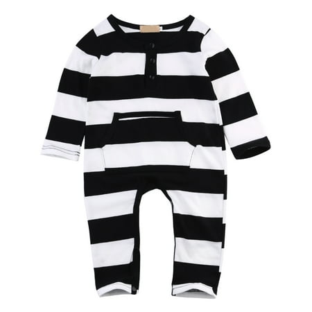 

Toddler Kids Baby Girl Boy Casual Long Sleeve Romper Jumpsuit