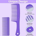 thumbnail image 5 of 2PCS Wide Tooth Comb for Curly - Large Hair Detangling Comb,Styling Comb for Wet Dry Hair,Hair Care Comb for Women Men,Shampoo Shower Comb, 5 of 8