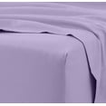 thumbnail image 2 of Full Size Flat Sheet Only - 700-Thread-Count Pure Egyptian Cotton Single Oversized Flat Sheet, 700TC Soft Breathabel Sateen Weave - Lilac Color, 2 of 6