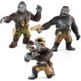 thumbnail image 3 of Gprince Realistic Mini Battle Orangutan Action Figures King Kong Wild Forest Animals Model For Collection Kids Gifts, 3 of 8