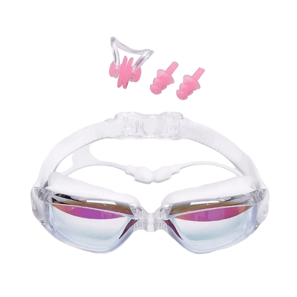 Gafas De Natación Protección Uv Y Recubrimiento Blancas Belug Googlees para Natación