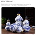 thumbnail image 2 of Creative Gourd Designed Wine Bottle Liquor Container for Home Wine Empty Bottle, 2 of 9
