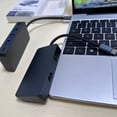 thumbnail image 1 of Adaptador divisor múltiple 7 en 1 5Gbps tipo C HUB 4K 30Hz X2 para Xiaomi Macbook Pro, 1 of 8
