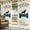 Off White Blue, variant on 1 Panel Outdoor Curtains for Patio Waterproof 54"x108" Blue Black Buffalo Checkered Weatherproof Privacy Outsides Curtains, Bones Cute Dogs Pets Grommet Thermal Drapes for Cabana Porch Pergola