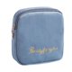 thumbnail image 1 of Bolsa de almacenamiento de toallas sanitarias Flocado Regalo para el primer período Fácil de usar Portátil para el período azul, 1 of 9