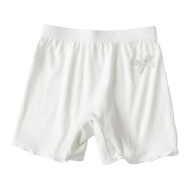 Odeerbi 2-14 Años Niñas Pantalón Corto Bicicleta Algodón Alta Seguridad Bajo Vestido Slip Pantalón Corto Yoga Danza Pantalón Corto Lazo Mallas Casual Pantalón Corto