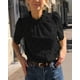 thumbnail image 5 of Blusa Prettygarden de verano bordada con ojales negros para mujer, 5 of 7