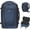 Blue, variant on Carry on Travel Backpack for Men, Airline Approved 18x14x8 Spirit Airlines Personal Item Bag, 13 Pockets Casual Daypack, Waterproof Gym Backpacks 30L
