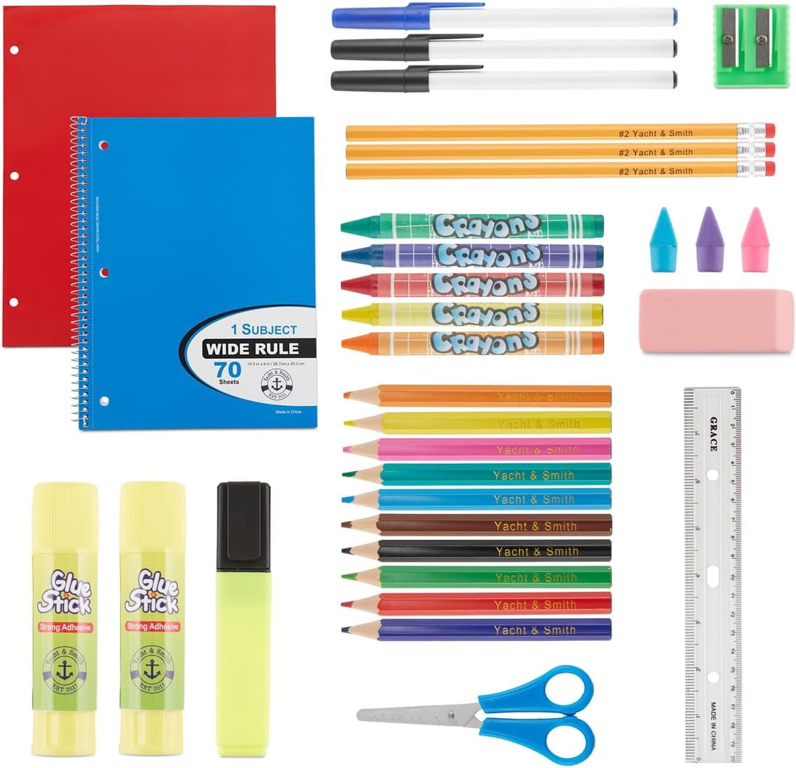 33 Piece School Supplies Kit for School Children Back to School Kids