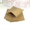 thumbnail image 2 of 200pcs Food Bags Kraft Bag Blank Cowhide Oilproof Food Bag Disposable for Food (Brown), 2 of 3