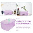 thumbnail image 2 of 1 Set Reptile Feeding Box Plastic Pet Tortoise Tank Tortoise Breeding Case, 2 of 9