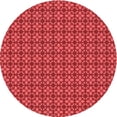 thumbnail image 1 of Ahgly Company Machine Washable Indoor Round Transitional Red Area Rugs, 5' Round, 1 of 7