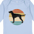 thumbnail image 4 of Inktastic Vizsla Dog Retro Sunset Boys or Girls Long Sleeve Baby Bodysuit, 4 of 5