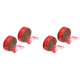 thumbnail image 1 of PEACNNG 4 Rolls Christmas Tree Ribbon Printed Packing Rope Belt Ribbon for Christmas Gift (Red), 1 of 8
