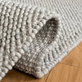 thumbnail image 5 of SAFAVIEH Natura Willoughby Distressed Area Rug, Silver, 4' x 4' Square, 5 of 11