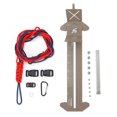 thumbnail image 1 of Kit de bracelet en paracorde et ensemble de gabarits, cadre en acier réglable avec boucles sans nœuds, 1 of 4
