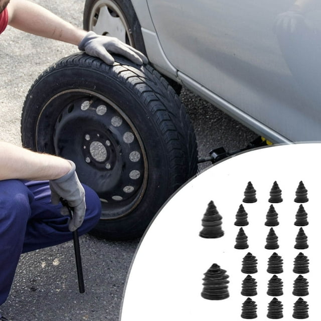 Tornillos De Reparación De Neumáticos Kit de reparación de pinchazos para neumáticos de coche con Rkxzt