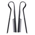 thumbnail image 2 of 2 piezas peines para el cabello plancha de pelo peine en forma de V peines de peluquería herramienta de peinado negro, 2 of 6