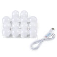 thumbnail image 2 of Nishore Light Bulb,10 Fill Usb And Color Temperatures Vanity Mirror 3 Color Fill Usb Play Led With 3 Makeup Mirror Dimmable Mirror With, 2 of 6