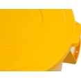 thumbnail image 2 of Carlisle 34103304 Bronco Yellow Lid for 32 Gal Waste Container, 2 of 2