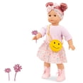 thumbnail image 7 of Gotz Precious Day Leni 18" Soft Body Standing Doll with Long Pink Hair to Wash & Style, 7 of 7