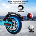 thumbnail image 6 of VIPQV 8.5" Electric Scooter for Adult, Folding Electric Scooter with 350W Motor, 21 MPH Max Speed, 25 Miles Long-Range and Deck Lights, Blue, 6 of 6