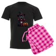 thumbnail image 6 of CafePress - Costumed Pitbull Halloween - Men's Dark Loose Fit Cotton Pajama Set, 6 of 7