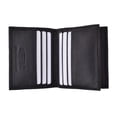 thumbnail image 6 of RFID Blocking Premium Genuine Leather Multi Credit Card Holder Wallet with Center Flap RFIDP74, 6 of 14