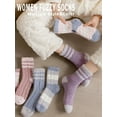 thumbnail image 2 of Fuzzy Socks for Women, Warm Cozy Fluffy Thick Plush Sleeping Slipper Socks Stocking Stuffer Gifts, 2 of 6