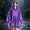 #0066-Purple, variant on Outdoor Gear for Women Hooded Loose Fit Outdoor Travel Waterproof Windproof Lightweight Rain Ponchos for Women