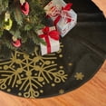 thumbnail image 2 of XMXY Halloween Christmas Tree Skirt, Stars Snowflakes Holiday Party Indoor Decorations Ornaments, 48" Inch, 2 of 9